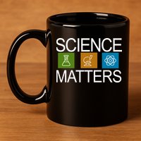 Science Matters Logo 11oz C Handle Ceramic Mug