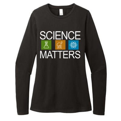 Science Matters Logo Womens CVC Long Sleeve Shirt