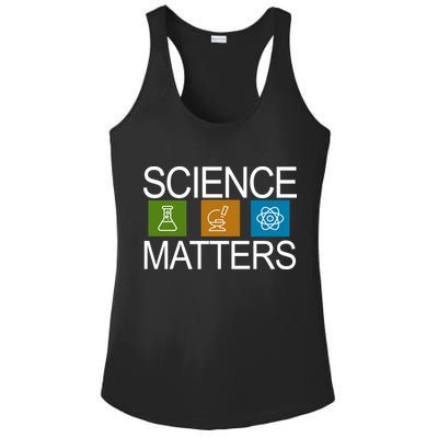 Science Matters Logo Ladies PosiCharge Competitor Racerback Tank
