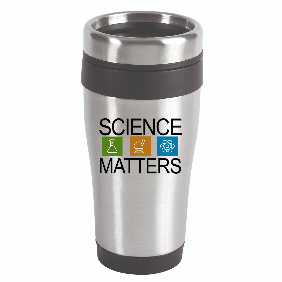 Science Matters Logo 16oz Travel Tumbler