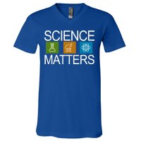 Science Matters Logo V-Neck T-Shirt