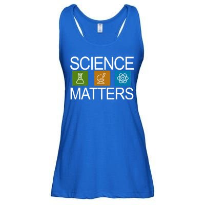 Science Matters Logo Ladies Essential Flowy Tank