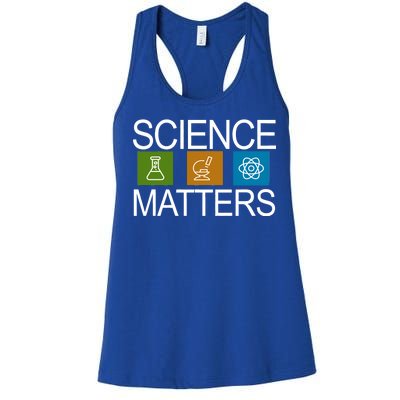 Science Matters Logo Women's Racerback Tank