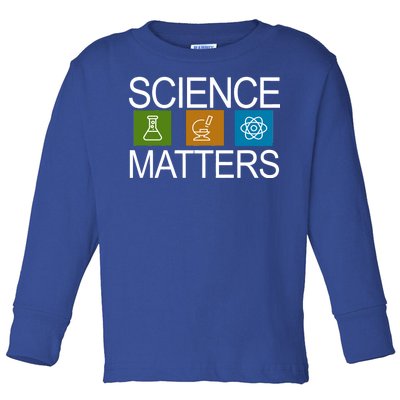 Science Matters Logo Toddler Long Sleeve Shirt