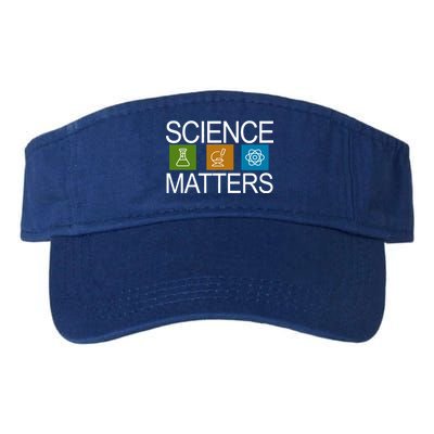 Science Matters Logo Valucap Bio-Washed Visor