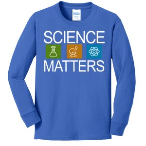 Science Matters Logo Kids Long Sleeve Shirt