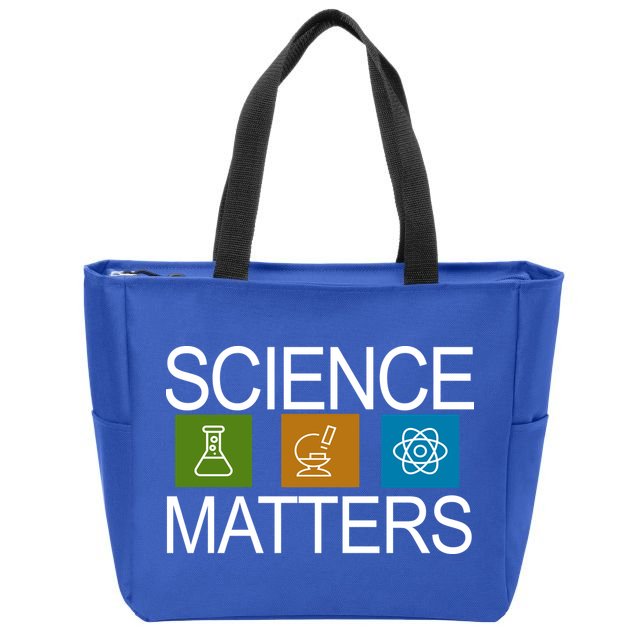 Science Matters Logo Zip Tote Bag