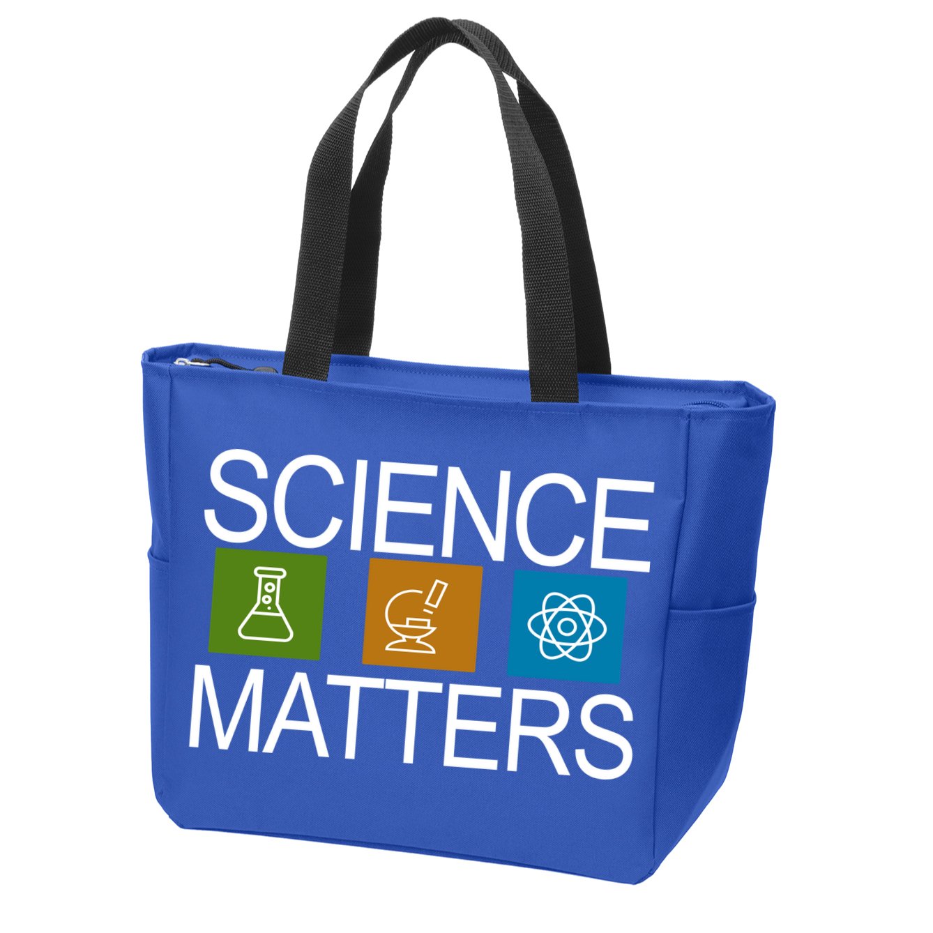 Science Matters Logo Zip Tote Bag