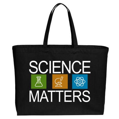 Science Matters Logo Cotton Canvas Jumbo Tote