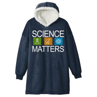 Science Matters Logo Hooded Wearable Blanket