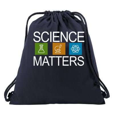 Science Matters Logo Drawstring Bag