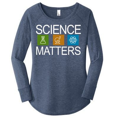 Science Matters Logo Women's Perfect Tri Tunic Long Sleeve Shirt