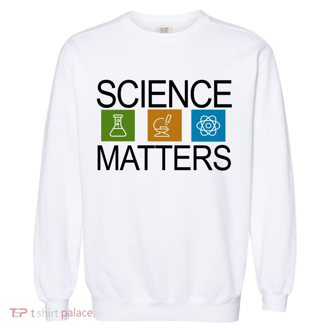 Science Matters Logo Garment-Dyed Sweatshirt