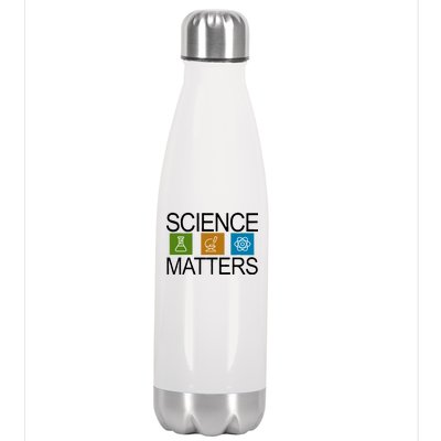 Science Matters Logo Stainless Steel Insulated Water Bottle