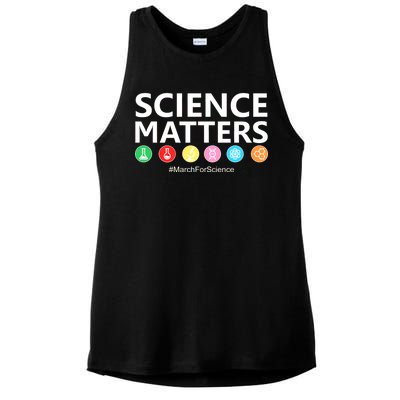 Science Matters March For Science Ladies PosiCharge Tri-Blend Wicking Tank