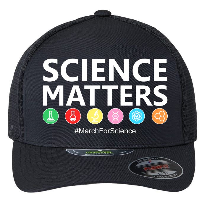 Science Matters March For Science Flexfit Unipanel Trucker Cap