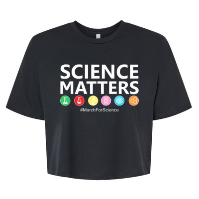 Science Matters March For Science Bella+Canvas Jersey Crop Tee