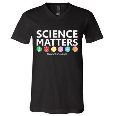 Science Matters March For Science V-Neck T-Shirt