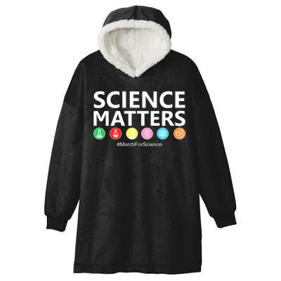 Science Matters March For Science Hooded Wearable Blanket