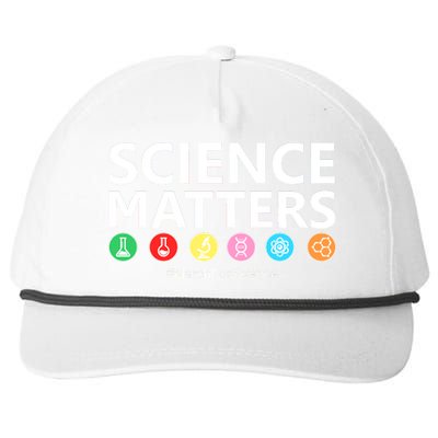 Science Matters March For Science Snapback Five-Panel Rope Hat