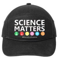 Science Matters March For Science 7-Panel Snapback Hat