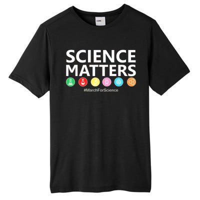 Science Matters March For Science Tall Fusion ChromaSoft Performance T-Shirt