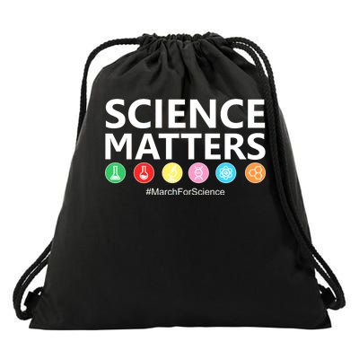 Science Matters March For Science Drawstring Bag