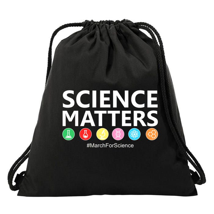 Science Matters March For Science Drawstring Bag