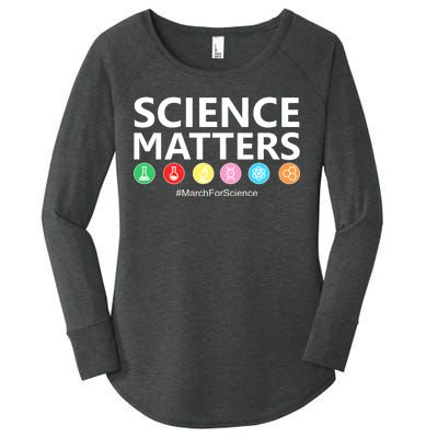 Science Matters March For Science Women's Perfect Tri Tunic Long Sleeve Shirt