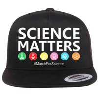 Science Matters March For Science Flat Bill Trucker Hat