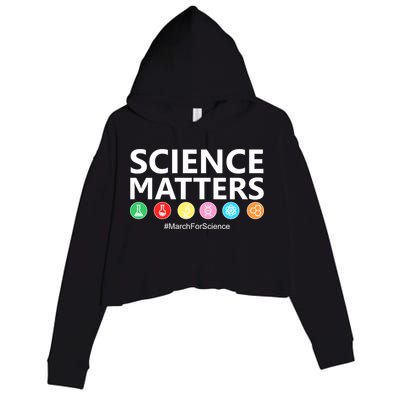 Science Matters March For Science Crop Fleece Hoodie