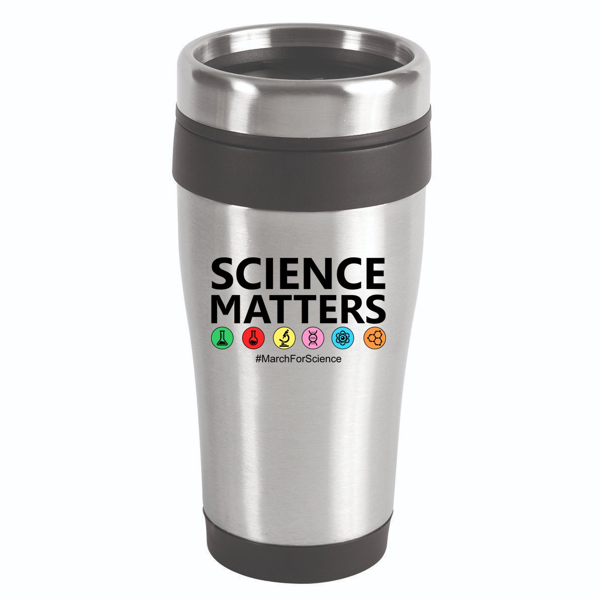 Science Matters March For Science 16oz Travel Tumbler