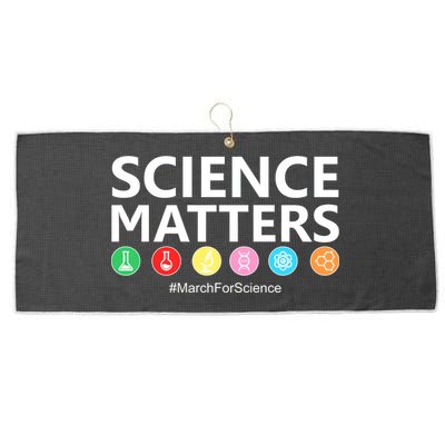 Science Matters March For Science Large Microfiber Waffle Golf Towel