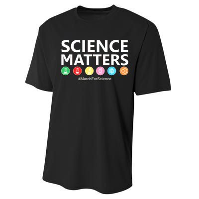 Science Matters March For Science Performance Sprint T-Shirt