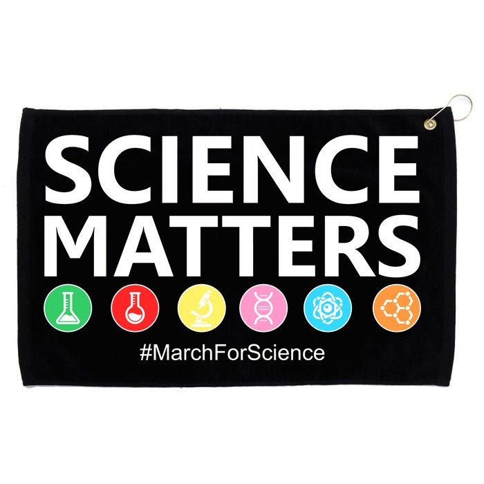 Science Matters March For Science Grommeted Golf Towel