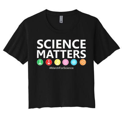 Science Matters March For Science Women's Crop Top Tee