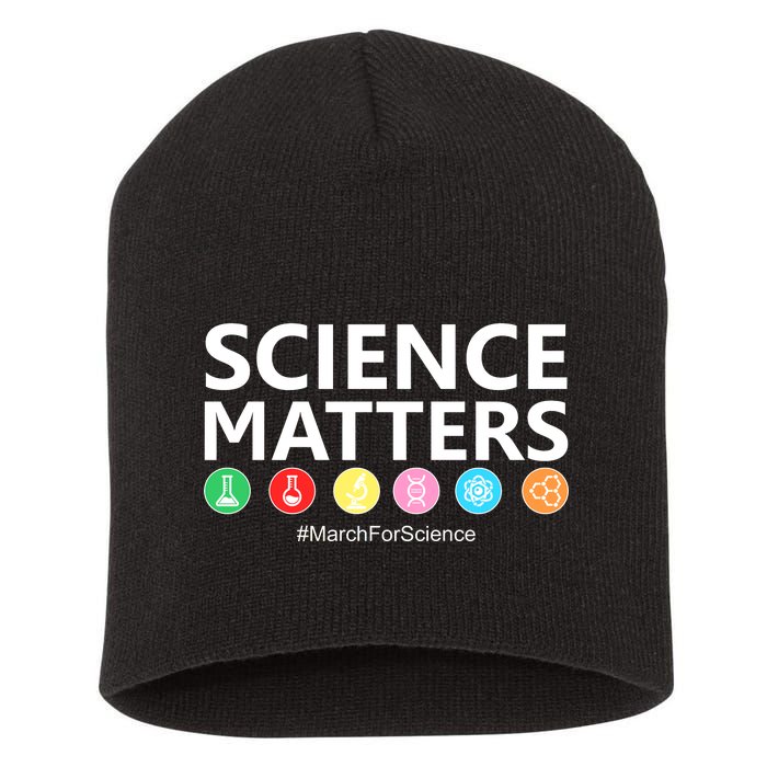 Science Matters March For Science Short Acrylic Beanie