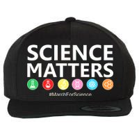 Science Matters March For Science Wool Snapback Cap