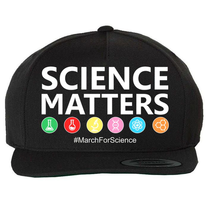 Science Matters March For Science Wool Snapback Cap