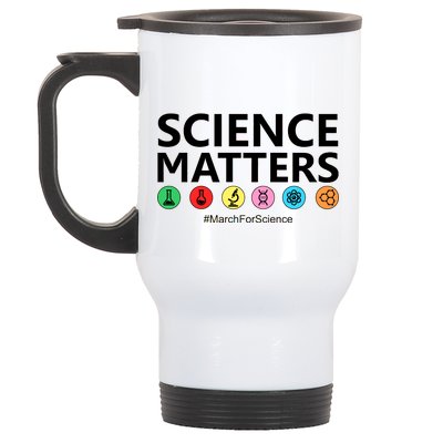 Science Matters March For Science Stainless Steel Travel Mug