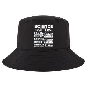 Science Matters Quote March For Science Cool Comfort Performance Bucket Hat