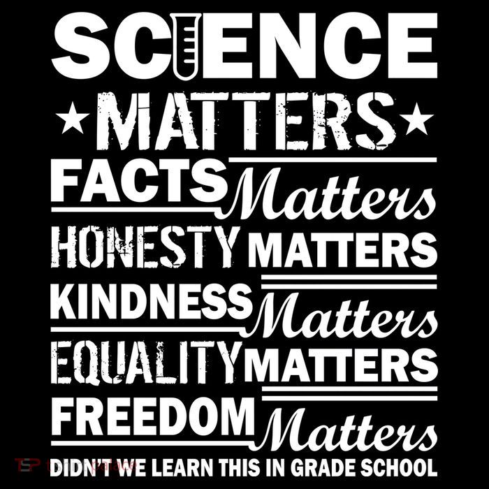 Science Matters Quote March For Science High Crown Mesh Back Trucker Hat