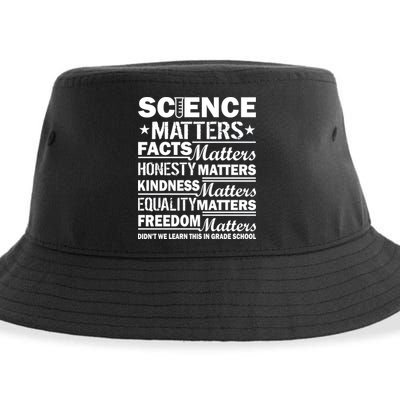 Science Matters Quote March For Science Sustainable Bucket Hat