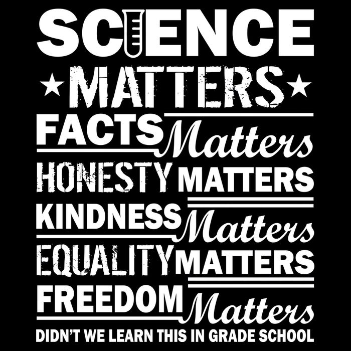 Science Matters Quote March For Science Drawstring Bag