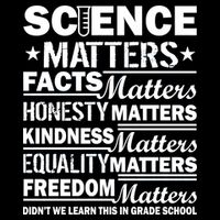 Science Matters Quote March For Science Cropped Pullover Crew