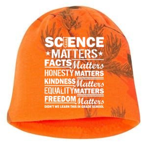 Science Matters Quote March For Science Kati - Camo Knit Beanie