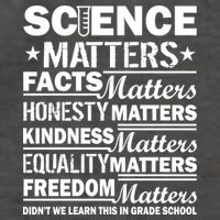 Science Matters Quote March For Science Vector Backpack