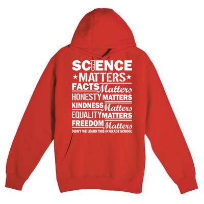 Science Matters Quote March For Science Premium Pullover Hoodie