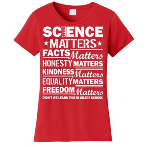 Science Matters Quote March For Science Women's T-Shirt