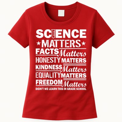 Science Matters Quote March For Science Womens T-Shirt